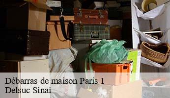 Débarras de maison  paris-1-75001 Delsuc Sinai
