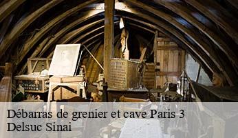 Débarras de grenier et cave  paris-3-75003 Delsuc Sinai