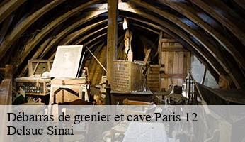Débarras de grenier et cave  paris-12-75012 Delsuc Sinai
