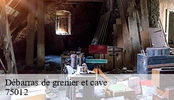 Débarras de grenier et cave  paris-12-75012 Delsuc Sinai