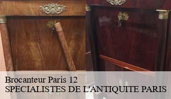 Brocanteur  paris-12-75012 SPECIALISTES DE L'ANTIQUITE PARIS
