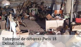 Entreprise de débarras  paris-18-75018 Delsuc Sinai